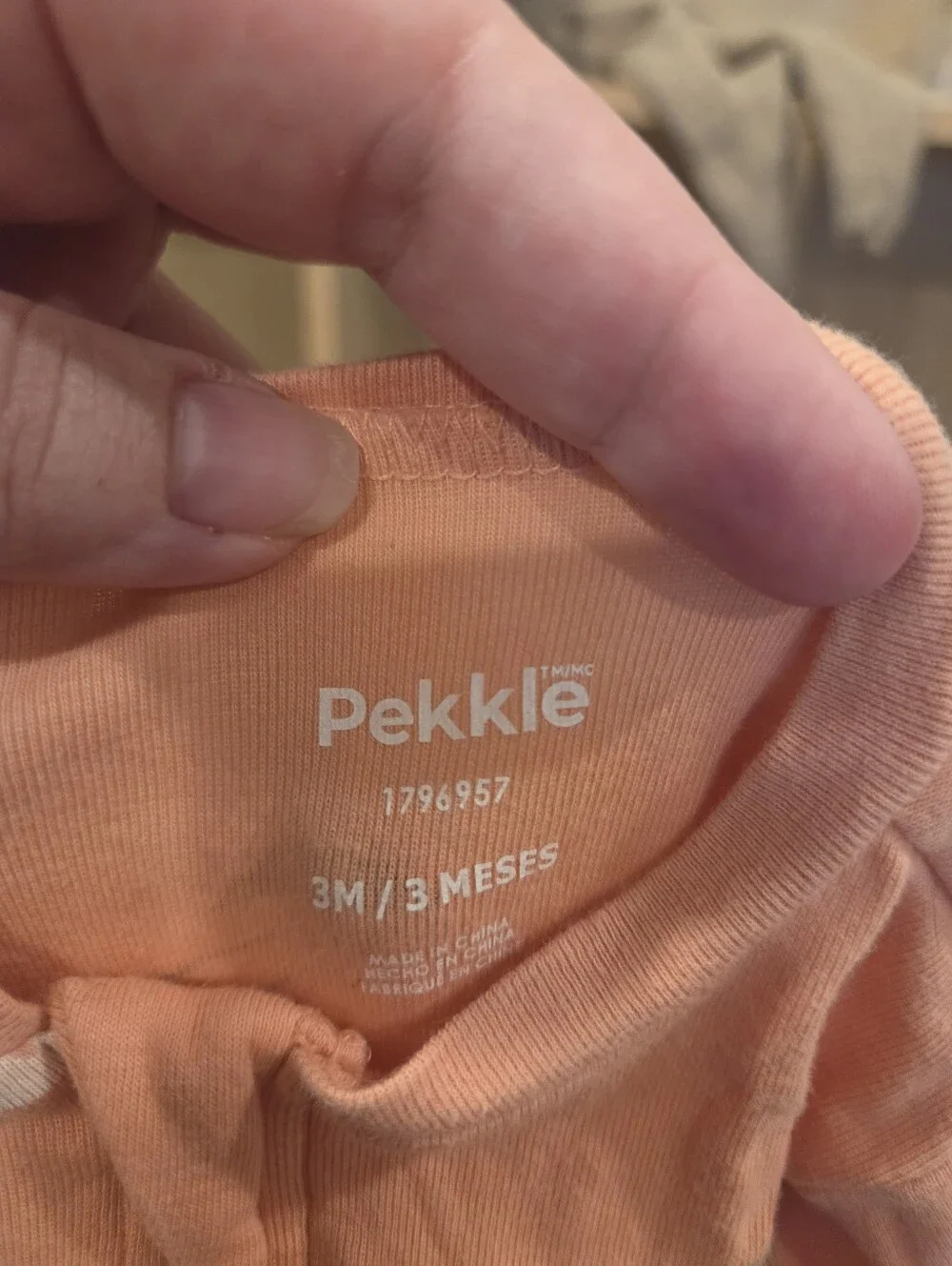 Pekkle Organic Cotton Dumpling Print Footed Sleeper | 3 Months